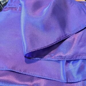 Elegant Purple Satin Fabric